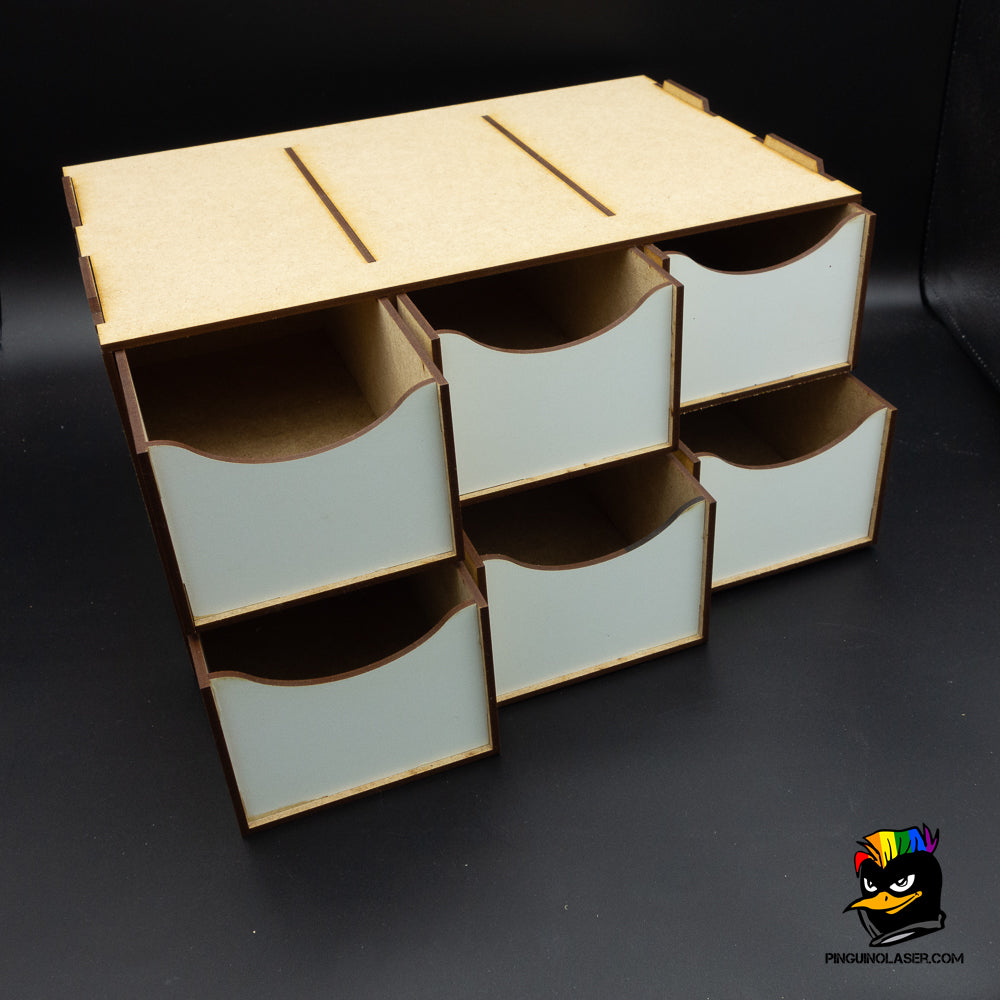 Módulo 6 cajones - Organizador modular