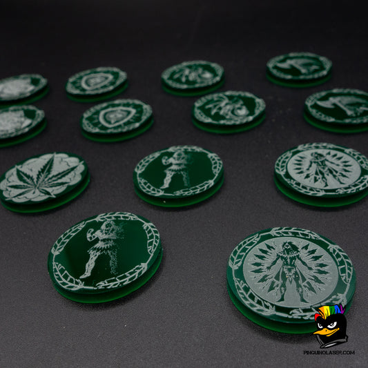 Pack 12 markers "Irradiated"