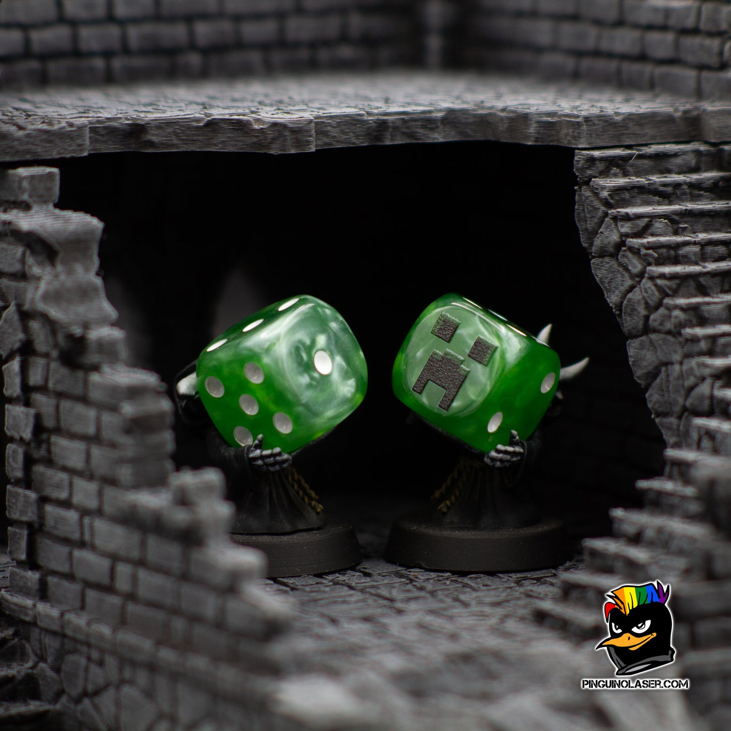 Dado Creeper Minecraft