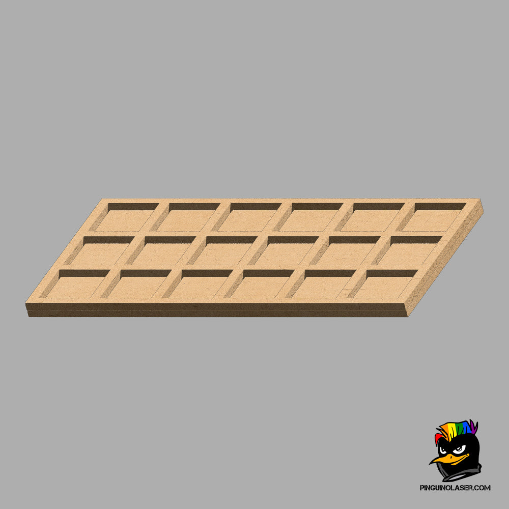 Bandejas adaptadas The Old World - Hueco 20x20mm