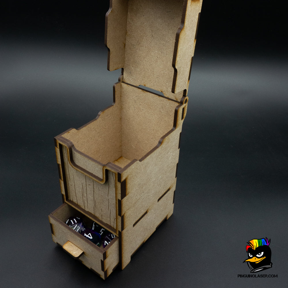 Letter box with drawer