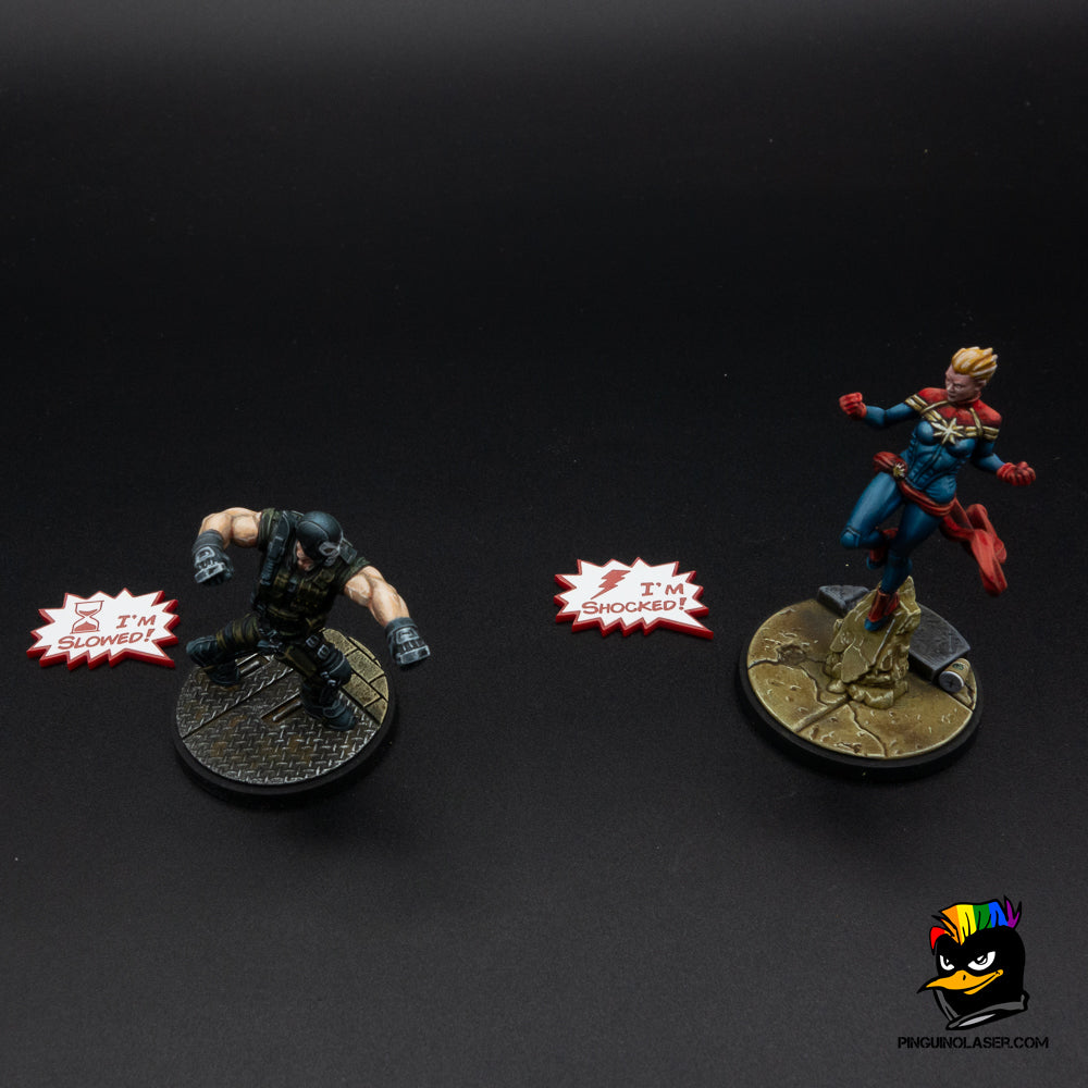 Pack 5 markers "Judged" Marvel Crisis Protocol