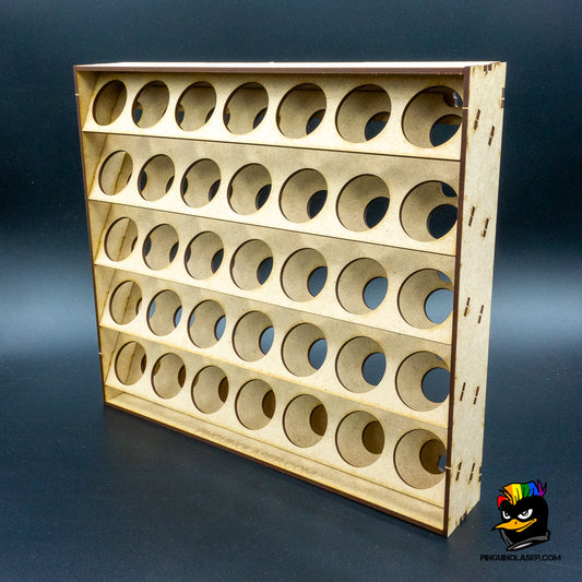 Vertical organizer for citadel paintings