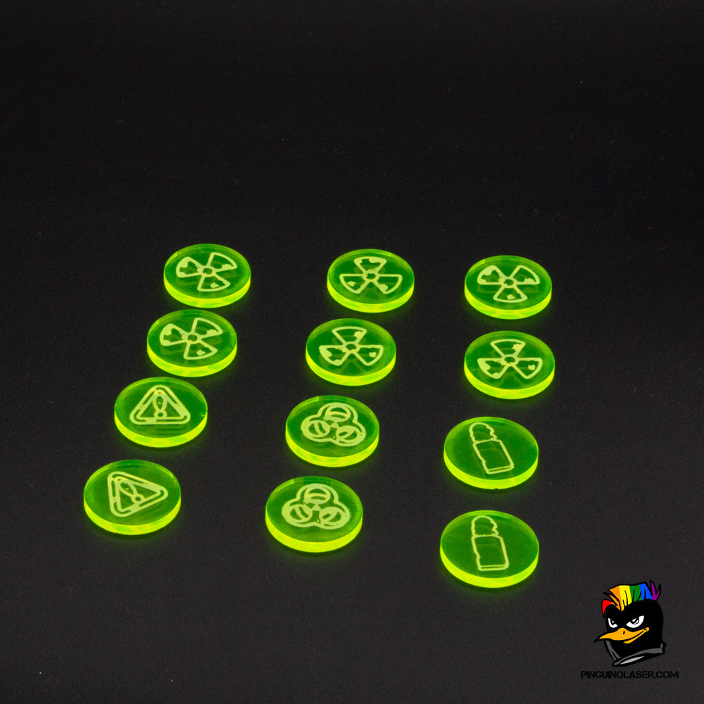 Pack 12 markers "Irradiated"