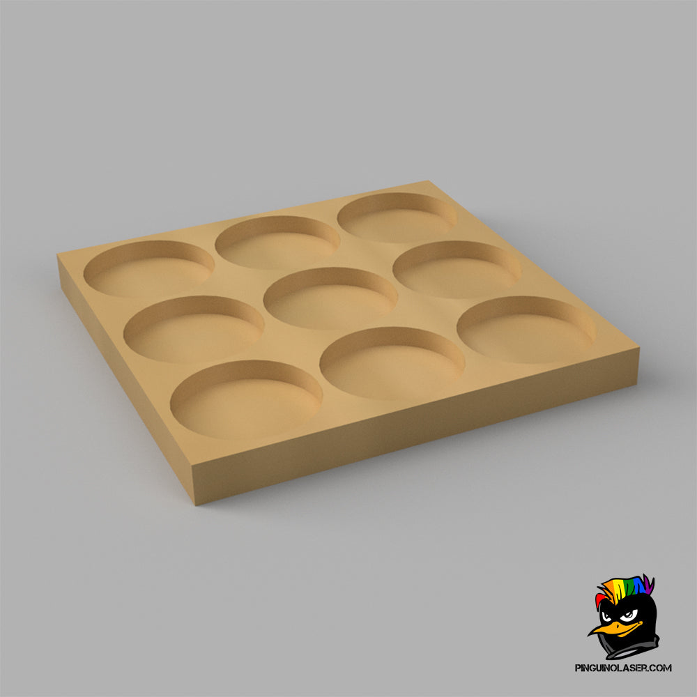 Bases movement units 25 mm