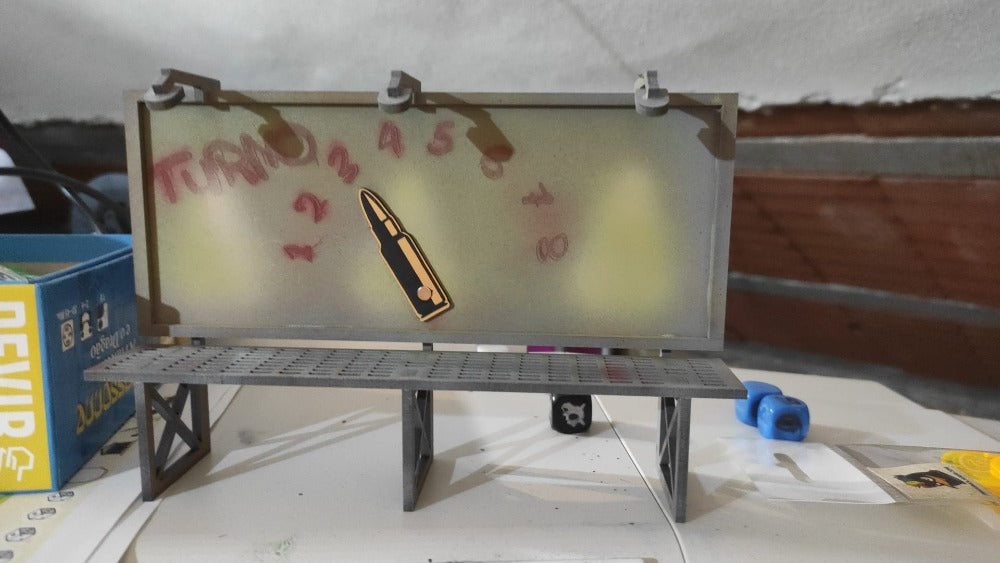 Billboard turn counter scenery Wargames