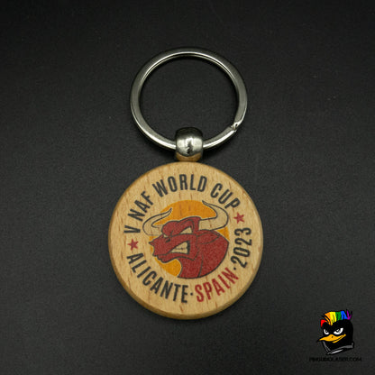 Dragon Ball Natural Wood Keychain