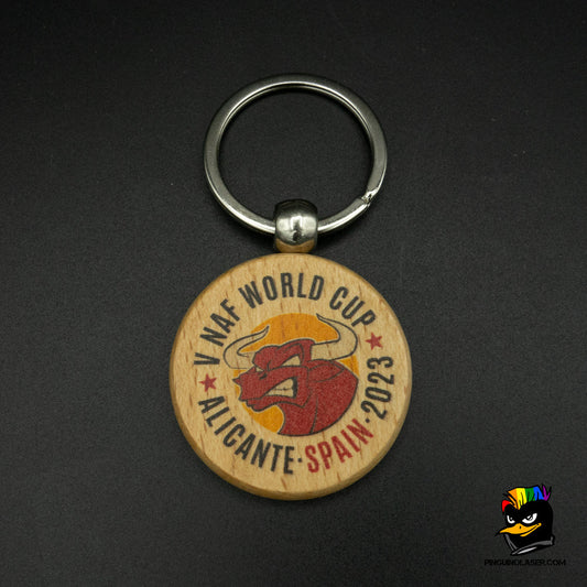 Dragon Ball Natural Wood Keychain