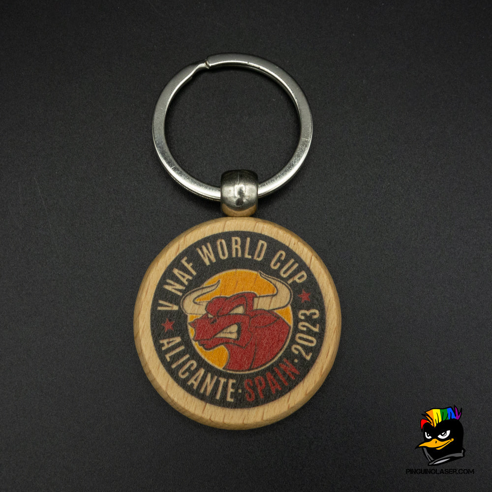 Dragon Ball Natural Wood Keychain