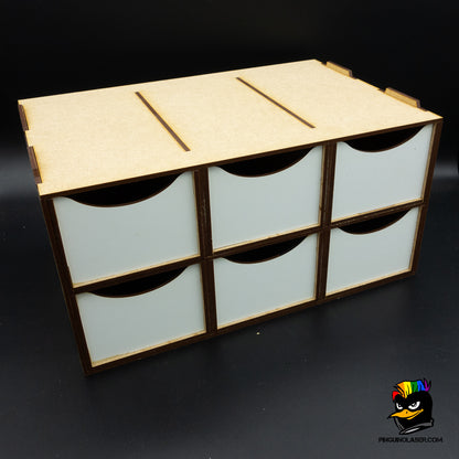 Módulo 6 cajones - Organizador modular