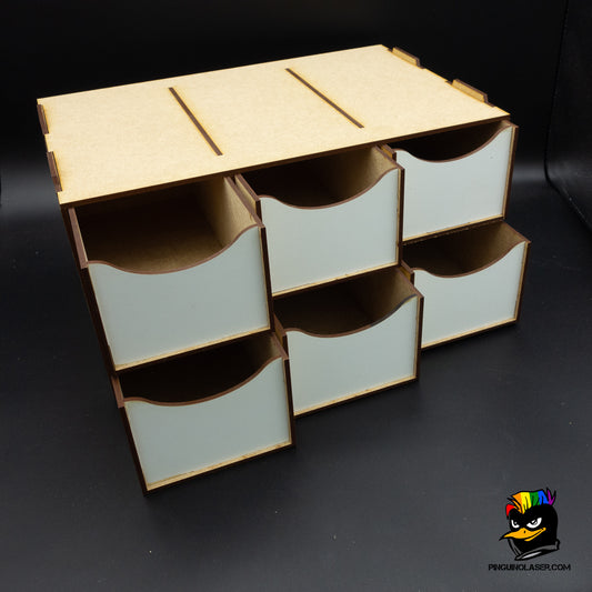 Módulo 6 cajones - Organizador modular