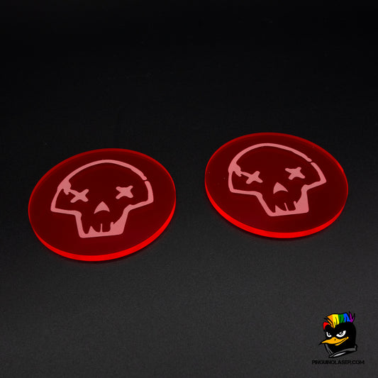 Pack 2 marcadores "Abatido" 55mm Punkapocalyptic