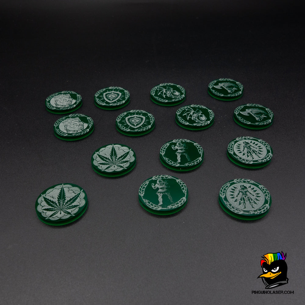 Pack 12 markers "Irradiated"