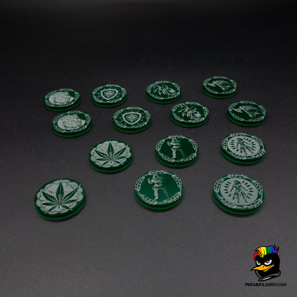 Pack 12 markers "Irradiated"