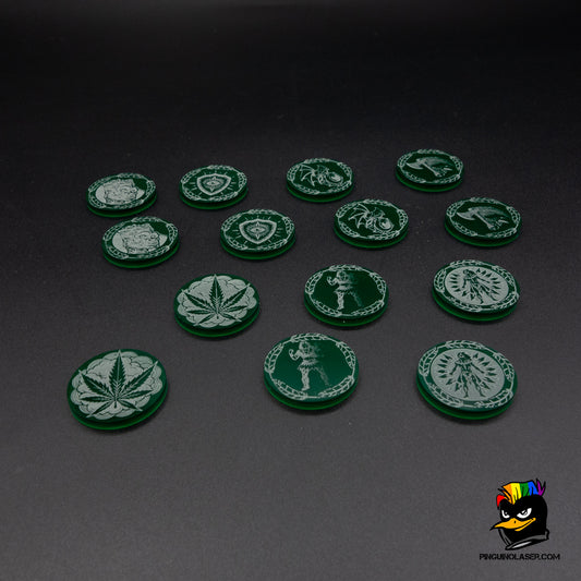 Pack 12 markers "Irradiated"