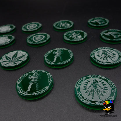 Pack 12 markers "Irradiated"