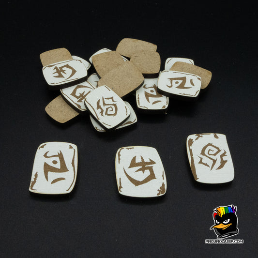 Marcadores "Senda de Raíces Sangrientas" Warmonger