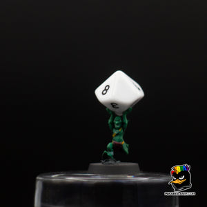 Dados D10 personalizados cara del 10 V2