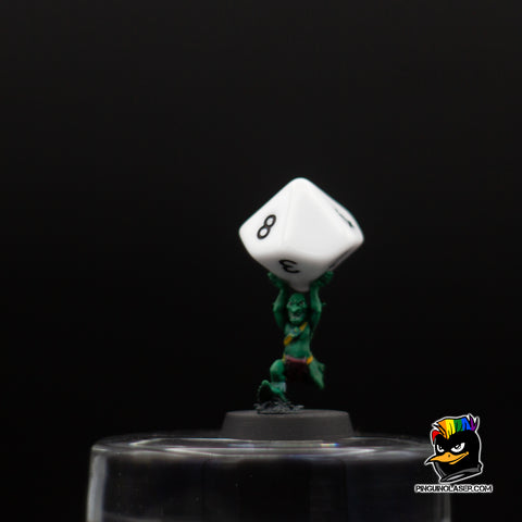 Dados D10 personalizados cara del 10 V2
