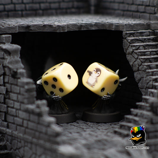 Dado Pinguino pistolero