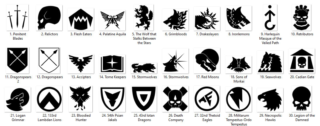 Dial órdenes Legions Imperialis