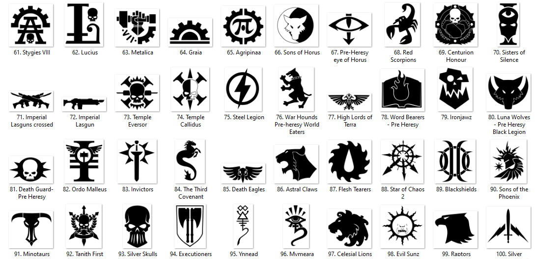 Dial órdenes Legions Imperialis