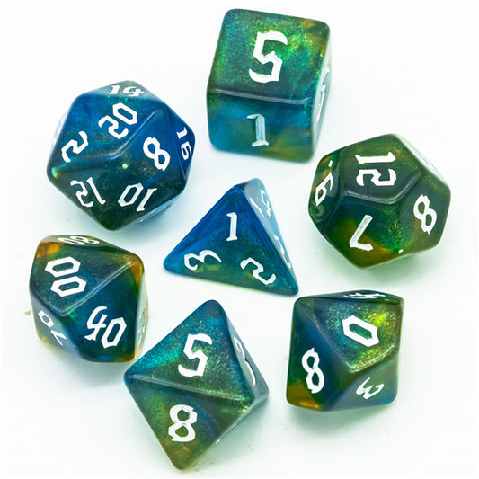 Glitter dice set