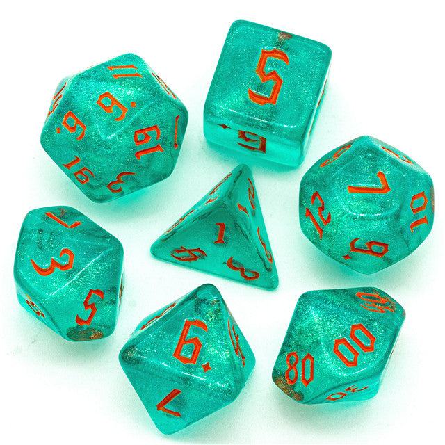 Glitter dice set
