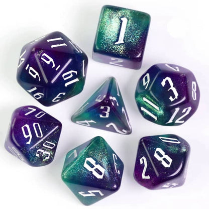 Glitter dice set