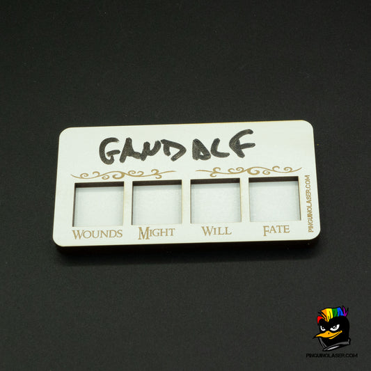 Erasable panel Middle Earth characters