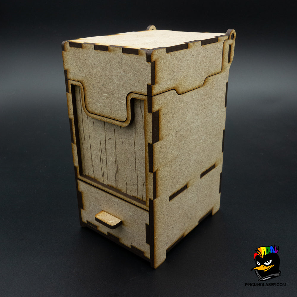 Letter box with drawer