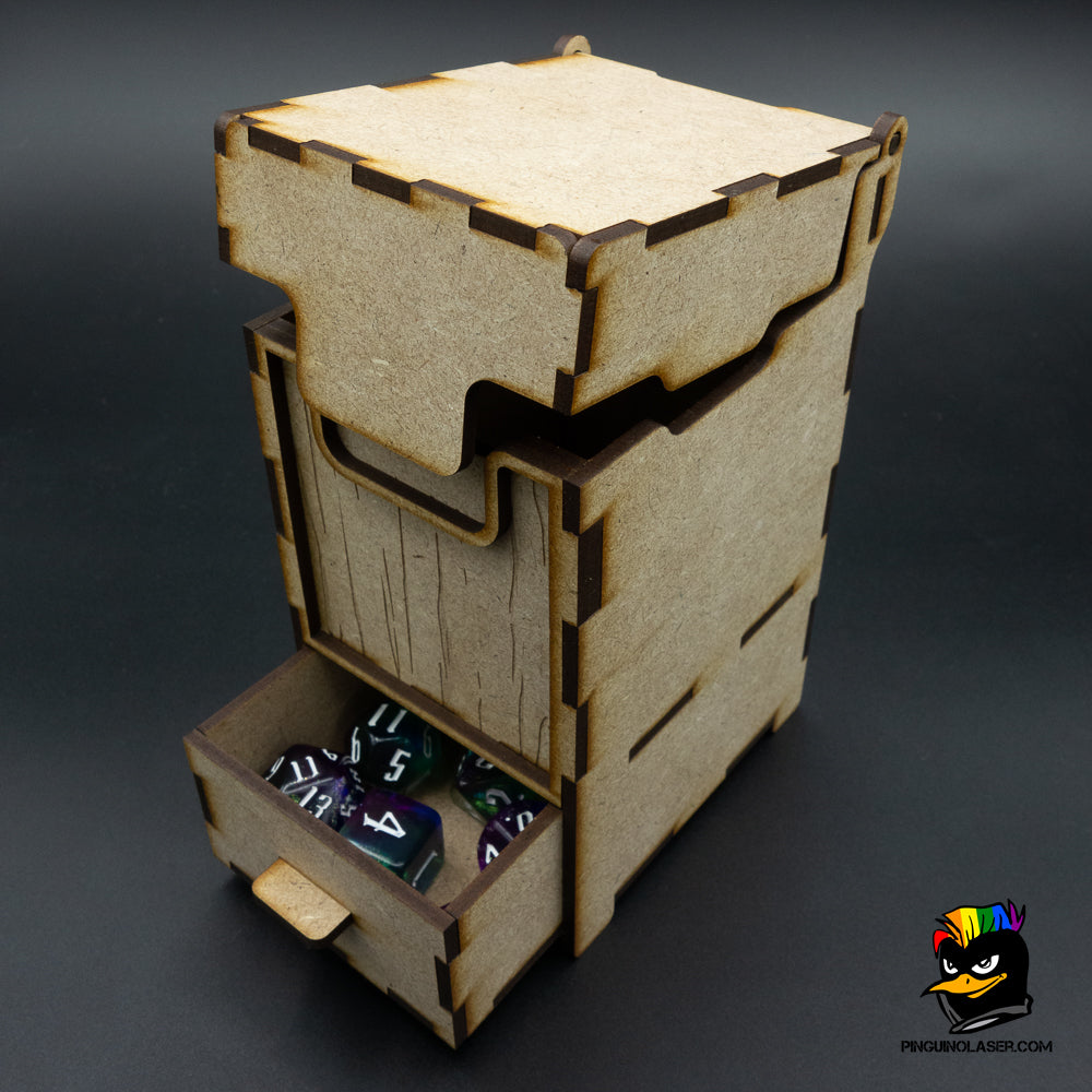 Letter box with drawer