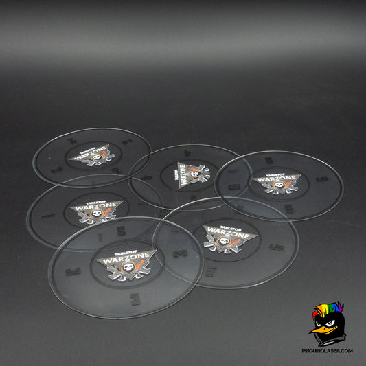 Clear Kill Team Objective Markers