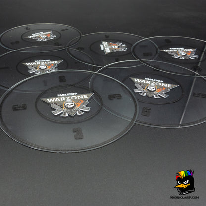 Clear Kill Team Objective Markers