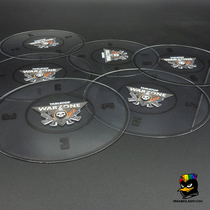 Clear Kill Team Objective Markers