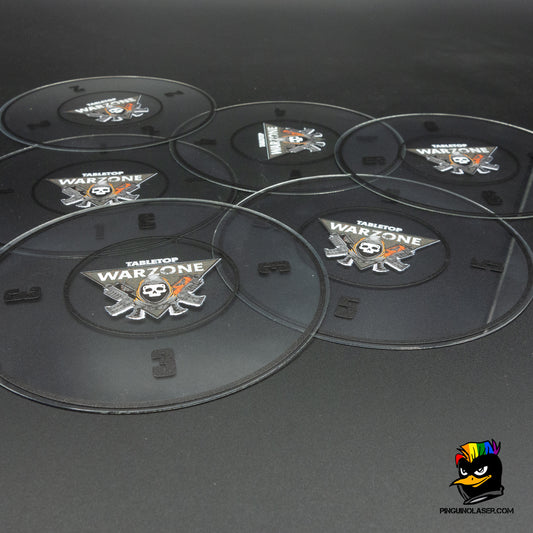 Clear Kill Team Objective Markers