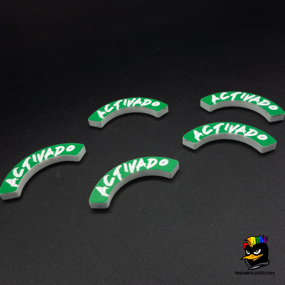 Pack 5 markers "Activated" The Walking Dead All Out War