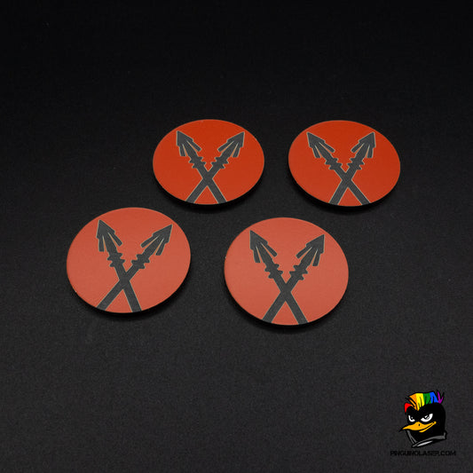 Pack 4 markers "On guard" Masters of the Universe: Battlegrounds