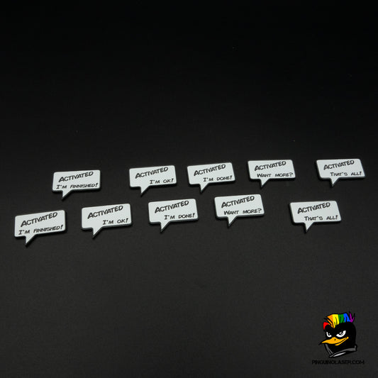 Pack 10 markers "Activated" Marvel Crisis Protocol