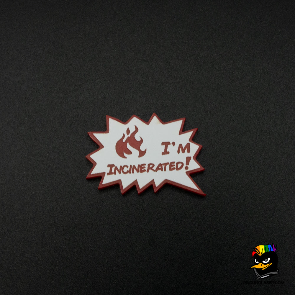 Pack 5 bookmarks "Incinerated" Marvel Crisis Protocol