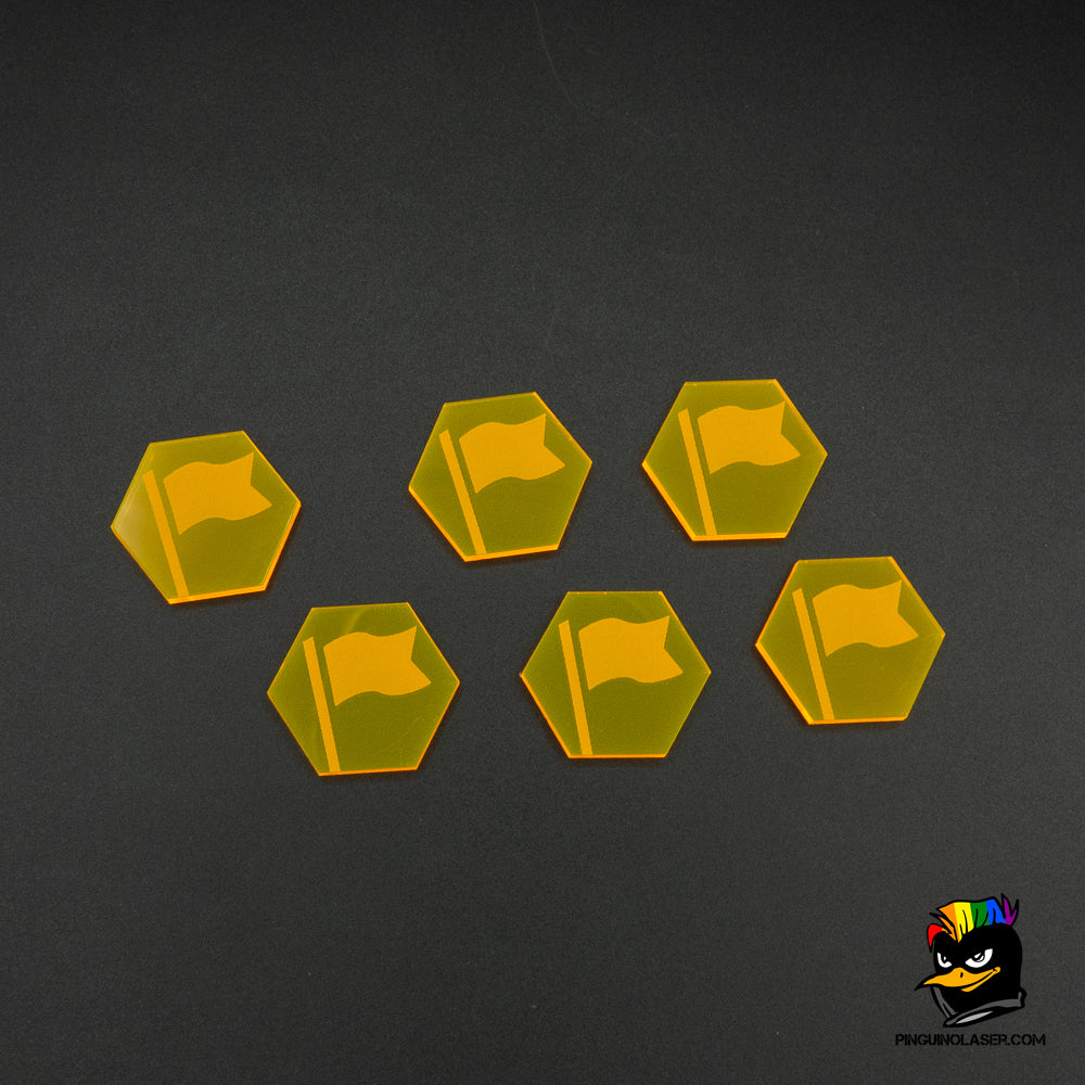 Pack 6 markers "Objective" Masters of the Universe: Battlegrounds