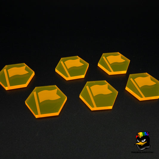 Pack 6 markers "Objective" Masters of the Universe: Battlegrounds