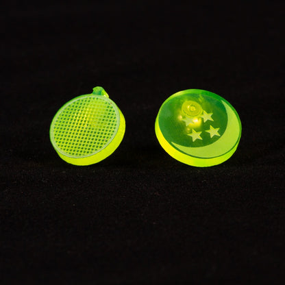 Pendientes Dragon Ball y radar Fluor Verde