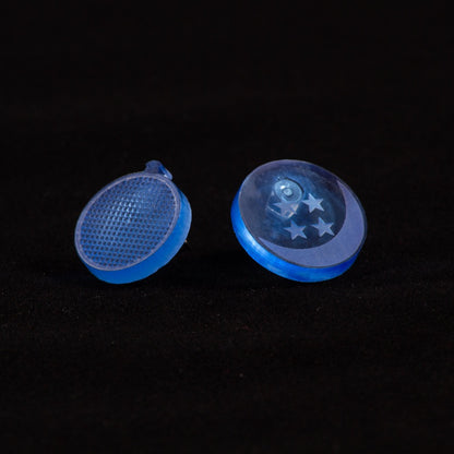 Pendientes Dragon Ball y radar Fluor Azul