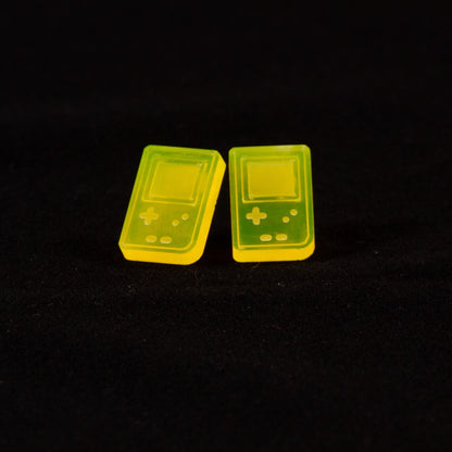 Pendientes Gameboy Fluor Amarillo