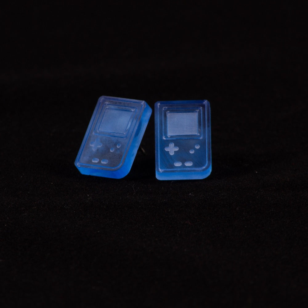 Pendientes Gameboy Fluor Azul