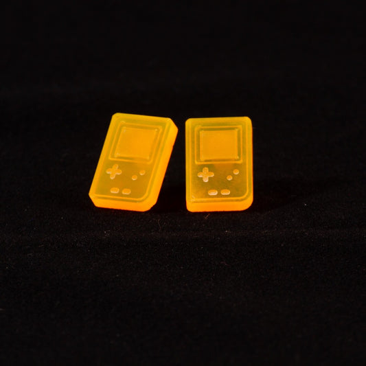 Pendientes Gameboy Fluor Naranja
