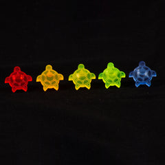 Pendientes tortugas Fluor