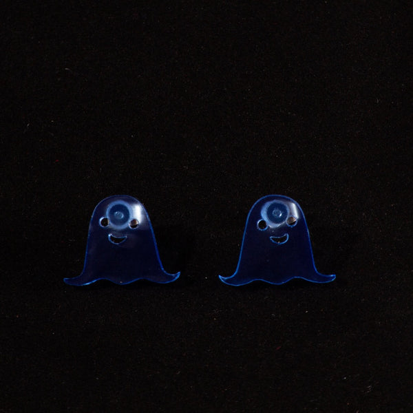 Pendientes fantasmas Fluor Azul