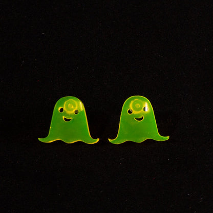Pendientes fantasmas Fluor Amarillo